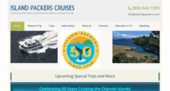Desktop Screenshot of islandpackers.com