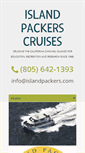 Mobile Screenshot of islandpackers.com